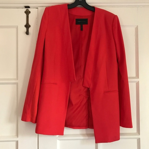 bcbg red blazer